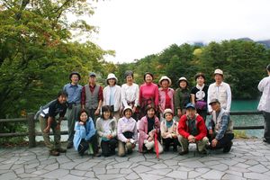 五色沼最大の毘沙門沼で