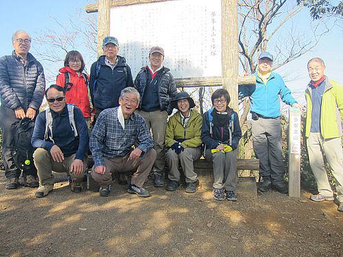 多峯主山で